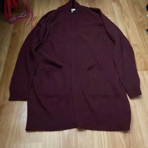 BP Burgundy Cardigan
